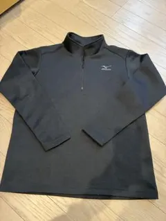 MIZUNO トレーナー　ジップトレーナー　ブラック