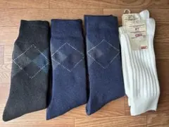 新品　メンズソックス6足セット　ワークマン　無印良品