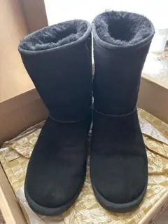 UGG ブラック ムートンブーツ　24㎝