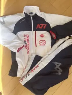 アシックス　A77 ウィンドブレーカー上下セット　M