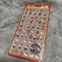 ボンボンドロップシールミニ　赤キティ