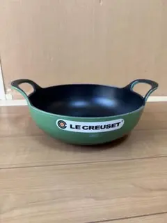 ♡ルクルーゼ アーティチョーク 20cm カッパーつまみ 緑 両手鍋 新品