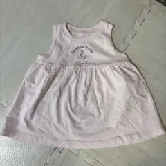 新品　未使用　コムサイズム　ピンク　ノースリーブ　80