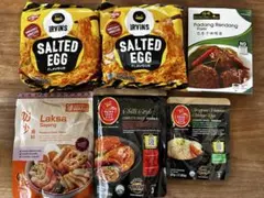 NISSIN IRVINS SALTED EGG,プリマテイスト2種，ラクサ他のサムネイル