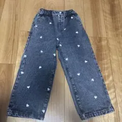 デビロック　　ハート柄デニム　120センチ