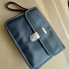 Christion saymon ブラック クラッチバッグ　ワケアリ