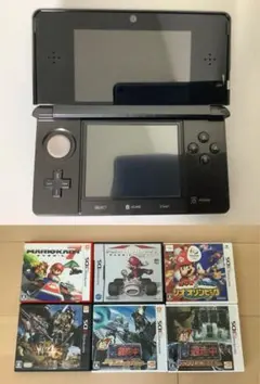 ニンテンドー3DS 本体 コスモブラック 動作確認済