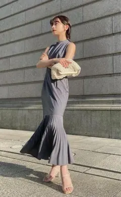 L'Or ロル　Mermaid Pleats Dress かじまり ワンピース 2026年最新】l'or ロル ワンピースの人気アイテム - メルカリ