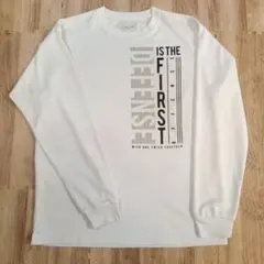 XTS バスケウェア　Mサイズ VB77 ホワイト グラフィックTシャツ長袖のサムネイル
