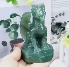 天然石 翡翠ドラゴン 彫刻 オブジェ 天然石 翡翠ドラゴン 彫刻 オブジェ | Mercari