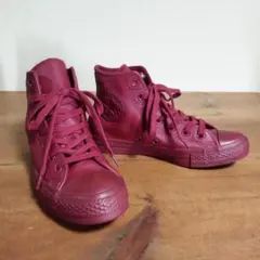 CONVERSE　ALL STAR　コンバース　オールスター ハイ　本革　美品