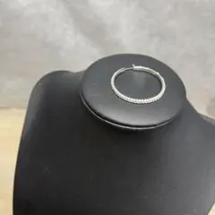 【美品】SWAROVSKI フープピアス　片耳