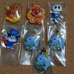 【6個セット】アンパンマン　くっつくんです マグネット