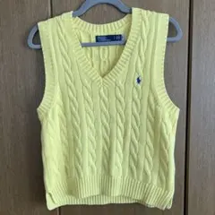 Polo by Ralph Lauren イエローニットベスト