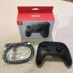 Nintendo switchプロコンブラック　充電コード新品