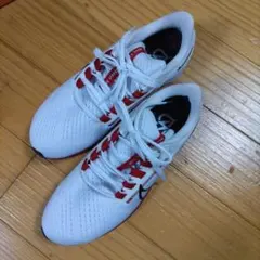 NIKE VAPOR メンズ テニスシューズ ホワイト レッド - メルカリ