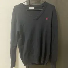 BEVERLY HILLS POLO CLUB ブラック Vネック セーター S