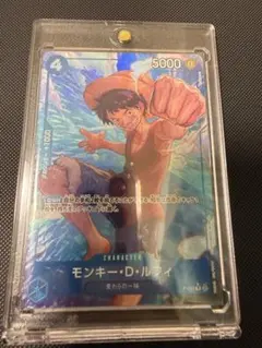 ワンピースカード モンキー・D・ルフィ P-055 パラレル - メルカリ