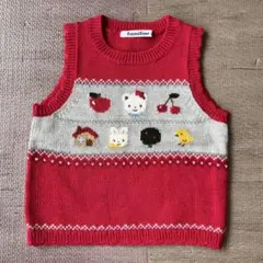 【ファミリア】ベスト　80cm