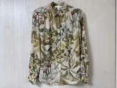 H&M 花柄 長袖シャツ