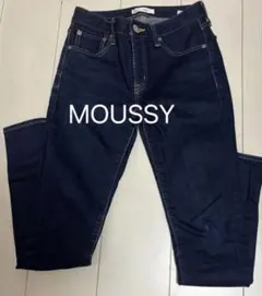 MOUSSY スキニーデニム 25サイズ ダークブルーのサムネイル