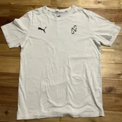 PUMA ホワイト Tシャツ グラフィック　M