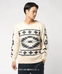 Revo. ニットセーター Lサイズ　クリーム色のサムネイル