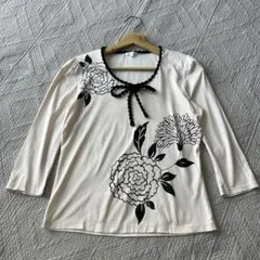 最終価格 LEONARD FASHION 七分袖 ニットチュニック - メルカリ