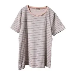 マックレガー 細ボーダー半袖Tシャツ M ピンクのサムネイル