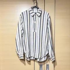 Turn me on ストライプ 長袖シャツ メンズ