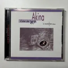 中森明菜DVD Akina Live in '87 A HUNDRED days