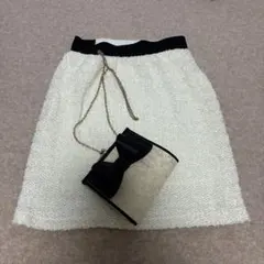 冠婚葬祭肩がけバック、タイトスカート Lサイズ