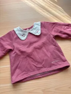 petit main ピンク トップス　80