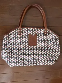 GHERARDINI ゲラルディーニ 総柄 トートバッグ オレンジ - メルカリ