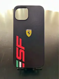 Ferrari SFロゴ iPhoneSE/iPhone 14ケース 黒
