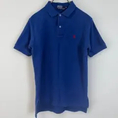 POLO RALPH LAUREN ポロシャツ 刺繍ロゴ ネイビー M 定番