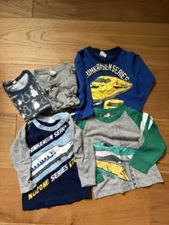 男の子　長袖80.90サイズ5枚セット