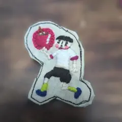 【ハンドメイド】刺繍ブローチ