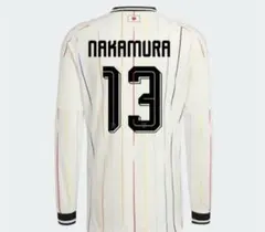 正規品 jz9697 2026 日本代表 アウェイ 長袖ユニフォーム W杯 炎