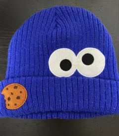 クッキーモンスター ニット帽 青usj