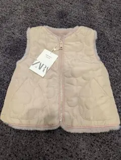 ザラベイビー リバーシブルフェイクファーベスト ジャケット 92