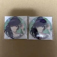 プロセカ　グリッター缶バッジ　49A 特典　朝比奈まふゆ