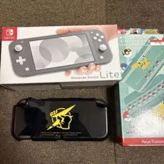 Nintendo Switch Lite グレー 本体とケース