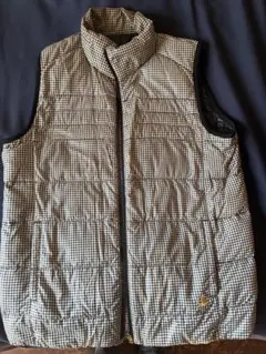 Champion チェック柄 ダウンベスト