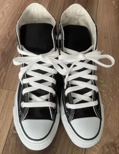 【新品、未使用品】コンバース　ハイカット　オールスター　ブラック　22.5㎝