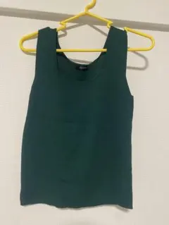 ジーナシス　ダークグリーン タンクトップ