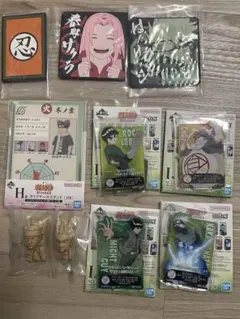 ナルト一番くじ　マグネット　クリアケーススタンド　ラバーコースター　アクレクト