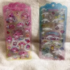サンリオ ドロップジュエリーシール マイメロディ シナモロール 2点セット♡