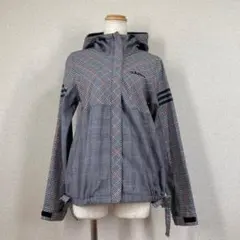 【アディダス】ブルゾン　アウター　ゴルフウェア　M　ライトアウター チェック