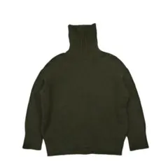 GALERIE VIE ファインウール タートルネックプルオーバー ブラウン S